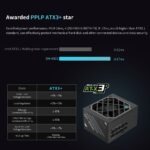 DM-850G-ATX-3.1-BK Segotep DM-850G ATX 3.1 PCIE5 850W PSU - Power Supply 850 Watt 80+ Gold Full Modular Segotep DM-850G 850W Digital Gold Power Supply ATX3.1 PCIe5.1 Ready 80PLUS Gold PPLP Certified Dual-Core MCU AI Monitoring HiMOS USB Blind Plug Compact High-Density Design | BLACK 