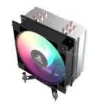 Segotep K6 SE Black ARGB CPU Air Cooler with 120mm Pre-Locked ARGB Fan, 6×6mm Copper Heat Pipes, Offset Heat Pipe Design, 145mm Tower, Quiet 28.6dB Operation, Intel LGA115X/1200/1700/1851 Compatible - Image 6