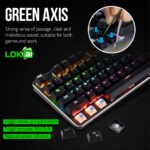 G100-MECHANICAL-SET SET G100 MECHANICAL LUMINOUS MOUSE AND KEYBOARD RGB LDK.ai G100 Wired Gaming Keyboard & Mouse Set — 104-Key Blue Switch Mechanical Keyboard With 6-Color Breathing Backlight, USB Interface, 3-Key Gaming Mouse | BLACK