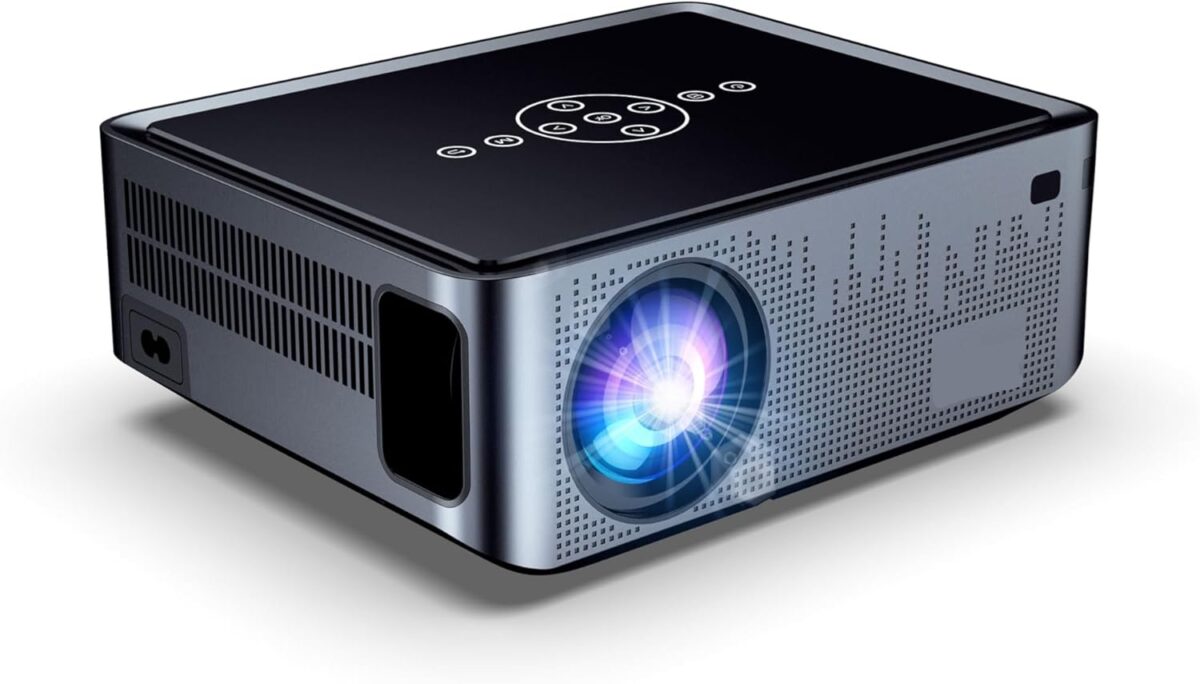 Smart Home Projector 8K Support – Full HD 1080p Native Resolution, Dual-Band Wi-Fi, Dual Speakers, Android 9.0 OS, Bluetooth Voice Remote, HDMI Connectivity, Streaming-Ready - Image 7