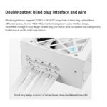 DM-850G-ATX-3.1-WH Segotep DM-850G ATX 3.1 PCIE5 850W PSU - Power Supply 850 Watt 80+ Gold Full Modular Segotep DM-850G 850W Digital Gold Power Supply ATX3.1 PCIe5.1 Ready 80PLUS Gold PPLP Certified Dual-Core MCU AI Monitoring HiMOS USB Blind Plug Compact High-Density Design | WHITE