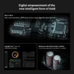 DM-850G-ATX-3.1-BK Segotep DM-850G ATX 3.1 PCIE5 850W PSU - Power Supply 850 Watt 80+ Gold Full Modular Segotep DM-850G 850W Digital Gold Power Supply ATX3.1 PCIe5.1 Ready 80PLUS Gold PPLP Certified Dual-Core MCU AI Monitoring HiMOS USB Blind Plug Compact High-Density Design | BLACK 