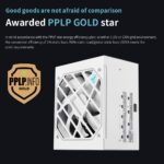 DM-850G-ATX-3.1-WH Segotep DM-850G ATX 3.1 PCIE5 850W PSU - Power Supply 850 Watt 80+ Gold Full Modular Segotep DM-850G 850W Digital Gold Power Supply ATX3.1 PCIe5.1 Ready 80PLUS Gold PPLP Certified Dual-Core MCU AI Monitoring HiMOS USB Blind Plug Compact High-Density Design | WHITE