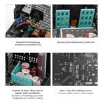 DM-850G-ATX-3.1-BK Segotep DM-850G ATX 3.1 PCIE5 850W PSU - Power Supply 850 Watt 80+ Gold Full Modular Segotep DM-850G 850W Digital Gold Power Supply ATX3.1 PCIe5.1 Ready 80PLUS Gold PPLP Certified Dual-Core MCU AI Monitoring HiMOS USB Blind Plug Compact High-Density Design | BLACK 