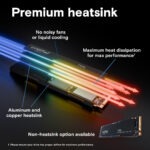 CT4000T705SSD3 CRUCIAL T705 GEN5 M.2 NVME 4TB 14100MB/S Crucial T705 4TB PCIe Gen5 NVMe M.2 2280 SSD – 14,100MB/s Read, 12,600MB/s Write, 232-Layer NAND, DirectStorage Boost, AI-Ready Gen5 Storage for Intel 13/14th Gen & AMD Ryzen 7000 + | CT4000T705SSD3