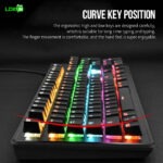 G100-MECHANICAL-SET SET G100 MECHANICAL LUMINOUS MOUSE AND KEYBOARD RGB LDK.ai G100 Wired Gaming Keyboard & Mouse Set — 104-Key Blue Switch Mechanical Keyboard With 6-Color Breathing Backlight, USB Interface, 3-Key Gaming Mouse | BLACK
