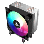 Segotep K4 SE RGB Intel CPU Air Cooler with 120mm Pre-Locked RGB Fan, 4×6mm Copper Heat Pipes, Offset Heat Pipe Design, Quiet 28.6dB Operation and Tool-Free LGA115X/1200/1700/1851 Installation - Image 2