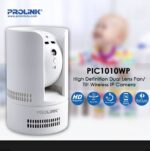 Prolink PIC1010WP Wireless IP Camera – HD Pan/Tilt, Dual Lens Day/Night Vision, Time-Lapse Recording, 2-Way Audio, Smart Alarm Detection, Plug & Play Setup