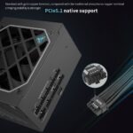 DM-850G-ATX-3.1-BK Segotep DM-850G ATX 3.1 PCIE5 850W PSU - Power Supply 850 Watt 80+ Gold Full Modular Segotep DM-850G 850W Digital Gold Power Supply ATX3.1 PCIe5.1 Ready 80PLUS Gold PPLP Certified Dual-Core MCU AI Monitoring HiMOS USB Blind Plug Compact High-Density Design | BLACK 