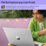 HP 17-cp3155cl 17.3" Notebook – AMD Ryzen 5 7430U 6-Core, 16GB DDR4, 1TB PCIe NVMe SSD, AMD Radeon Graphics, HD+ Touch, Wi-Fi 6, Bluetooth 5.4, Windows 11 Home