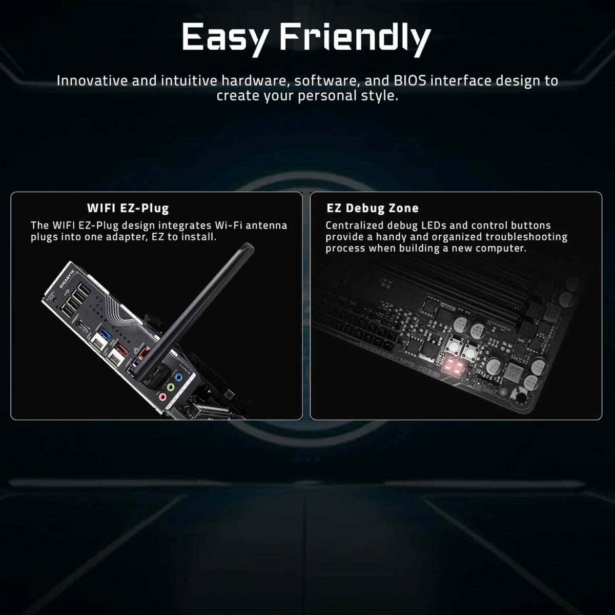 9MX87GX7-00-G11 GIGABYTE X870 GAMING X WIFI7 AM5 MOTHERBOARD