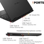 C54V1UA#ABA HP OMEN SLIM 16-AN0037WM ULTRA 7 255H 16GB RAM DDR5/1TB SSD/16" QHD/RTX 5060 8GB/WIN11 HP OMEN Slim 16 : Intel® Core Ultra 7 255H | 16GB DDR5 RAM ; 1TB NVMe SSD |  RTX 5060  (8GB) +  Arc 140T GPU | 16-inch 2K 165Hz Display | Backlit Anti-Ghosting Keyboard | Windows 11 | SHADOW BLACK ~ 16-an0037wm