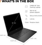 C54V1UA#ABA HP OMEN SLIM 16-AN0037WM ULTRA 7 255H 16GB RAM DDR5/1TB SSD/16" QHD/RTX 5060 8GB/WIN11 HP OMEN Slim 16 : Intel® Core Ultra 7 255H | 16GB DDR5 RAM ; 1TB NVMe SSD |  RTX 5060  (8GB) +  Arc 140T GPU | 16-inch 2K 165Hz Display | Backlit Anti-Ghosting Keyboard | Windows 11 | SHADOW BLACK ~ 16-an0037wm