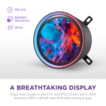 RL-KR36E-B2 NZXT KRAKEN ELITE 360 RGB V2- 360MM AIO LIQUID COOLER W/ DISPLAY AND RGB CORE FAN-SINGLE Frame - Black NZXT Kraken Elite 360 RGB 360mm AIO Liquid CPU Cooler With 2.72" IPS LCD Display, Turbine Pump, RGB Core Fans, Copper Cold Plate & Intel/AMD Compatibility | BLACK
