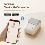 NIIMBOT-B1-GREY NIIMBOT B1 SMART LABEL PRINTER BLUETOOTH GREY NIIMBOT B1 Bluetooth Thermal Label Maker – 2" Portable Sticker Printer, 203DPI Resolution, Ink-Free Printing, Excel Batch Labels, iOS Android Windows Compatible, For Home Office Small Business | GREY 
