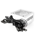 EN44021 XIGMATEK XPOWER III ARCTIC 700W WHITE BLADE FAN Xigmatek X-Power III Arctic 700W 85% Efficiency 80 PLUS White Power Supply – Single +12V Rail, 120mm Silent Fan, Dual CPU & GPU Support, Full Protection Suite, Flat Black Cables