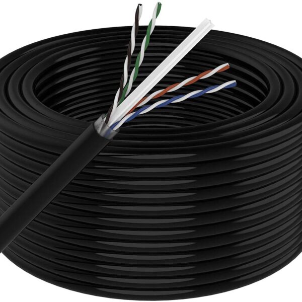 UTP-V-LINK-OUTDOOR NETWORK CABLE CAT 6 UTP V-LINK 300M OUTDOOR V-LINK  UTP Rj45 Cat6 Ethernet Network Shielded Gigabit Outdoor Cable  ,Waterproof , Anti-jamming Weather Resistant Lan Cable - 300 meters 