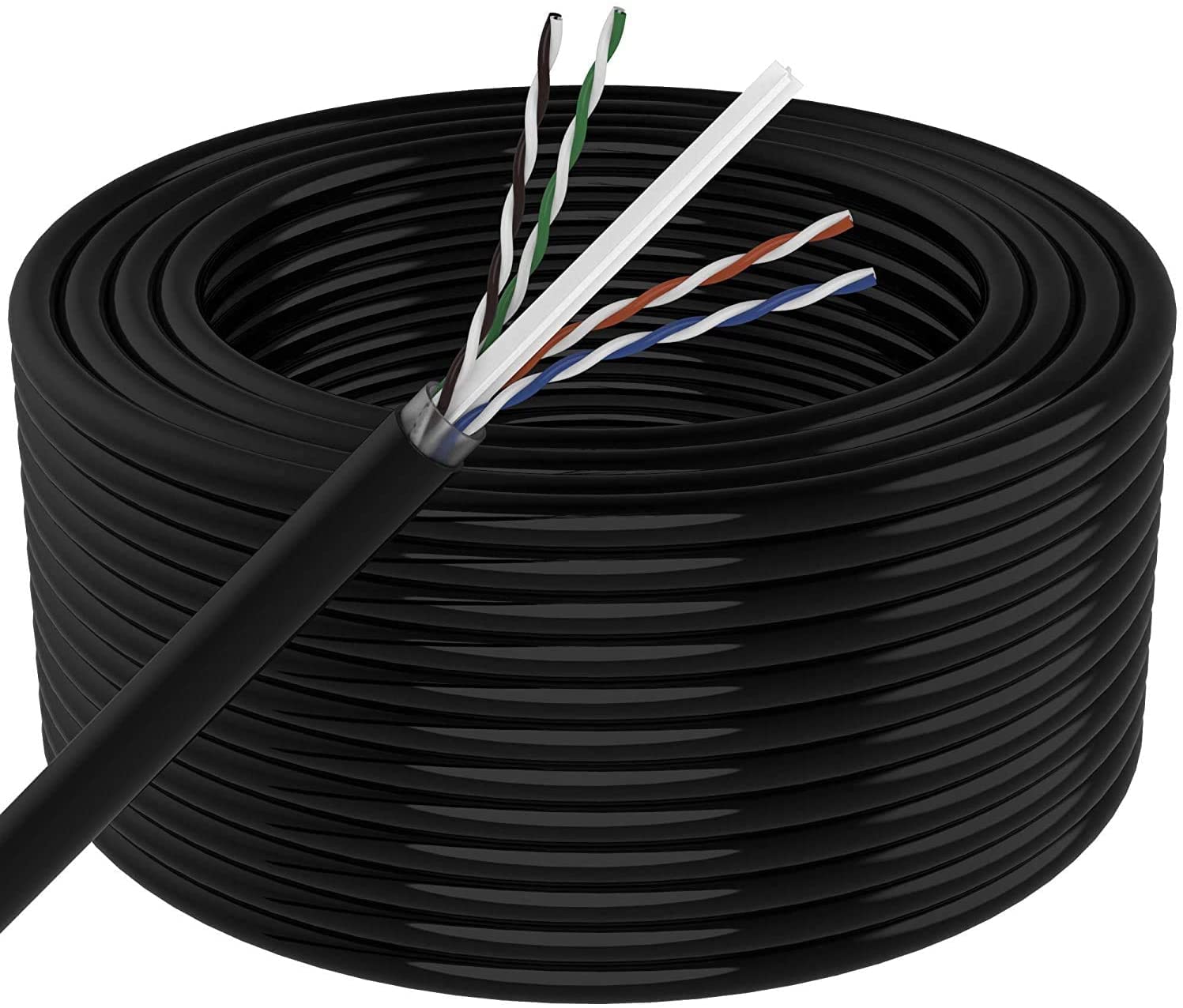 UTP-V-LINK-OUTDOOR NETWORK CABLE CAT 6 UTP V-LINK 300M OUTDOOR V-LINK  UTP Rj45 Cat6 Ethernet Network Shielded Gigabit Outdoor Cable  ,Waterproof , Anti-jamming Weather Resistant Lan Cable - 300 meters 