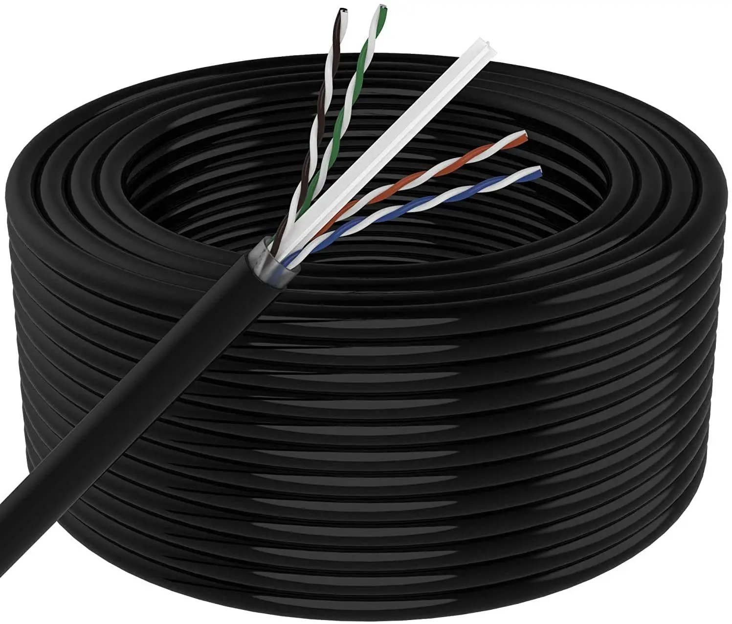 UTP-V-LINK-OUTDOOR NETWORK CABLE CAT 6 UTP V-LINK 300M OUTDOOR V-LINK  UTP Rj45 Cat6 Ethernet Network Shielded Gigabit Outdoor Cable  ,Waterproof , Anti-jamming Weather Resistant Lan Cable - 300 meters 