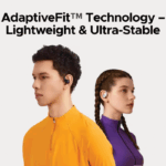 UGREEN FitBuds Black Open-Ear Wireless Earbuds with Bluetooth 6.0, Dual Connection, IPX5 Resistance, Metal-Silica Build, USB-C Fast Charging, Ambient-Aware Sports Design - Image 4