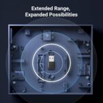 UGREEN-CM591-35995 UGREEN BLUETOOTH 5.3 ADAPTER UGREEN USB Bluetooth 5.3 Adapter for PC Accessories - Plug & Play on Windows 11/10/8.1 | Connect Up to 5 Devices | Bluetooth Receiver & Transmitter for Keyboard, Mouse, Headphones, Speakers, Printer | CM591-35995