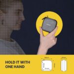 UGREEN-LP128-70577 UGREEN BAG ORGANISER GREY UGREEN Headphone Organizer Mini Shockproof Carrying Case - Travel Pouch For AirPods, Bose, Beats, Sony, Wireless Earbuds, USB Cable, Flash Drive, Charger, Adapter, SD Card ; 84×82×44mm ; 100g | LP128-70577