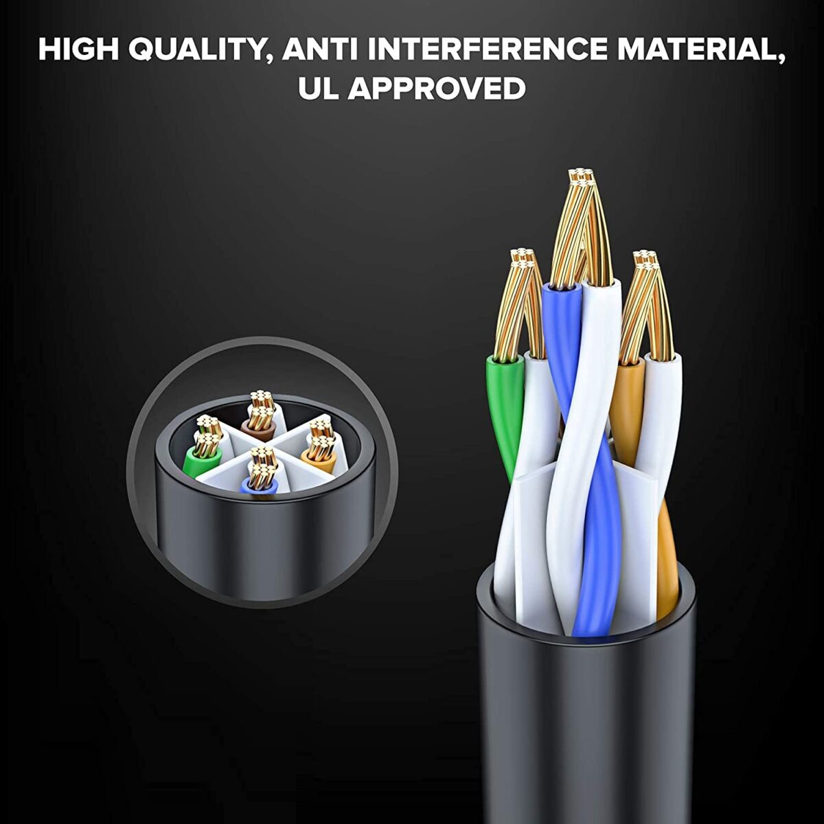 UTP-V-LINK-OUTDOOR NETWORK CABLE CAT 6 UTP V-LINK 300M OUTDOOR V-LINK  UTP Rj45 Cat6 Ethernet Network Shielded Gigabit Outdoor Cable  ,Waterproof , Anti-jamming Weather Resistant Lan Cable - 300 meters 