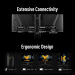 VG27AQML5A TUF Gaming Series 5 - VG27AQML5A Gaming Monitor – 27-inch QHD Fast-IPS panel, 300Hz, 0.3ms , G-SYNC® compatible AMD FreeSync Premium, ELMB SYNC, VESA DisplayHDR 400, 95% DCI-P3, DisplayWidget Center, Gaming AI , Tilt - Swivel - Pivot - Height Adjustment