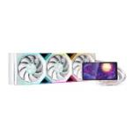JUNGLE LEOPARD PRO FLOW 360 LIQUID COOLER BLACK 270 DEGREE ROTATING SCREEN