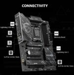 MSI X870 GAMING PLUS WIFI AM5 ATX Motherboard With AMD X870 Chipset, AM5 Socket, 4x DDR5 8200+ MT/s OC, PCIe 5.0, USB4 40Gbps, Wi-Fi 7, 5G LAN 