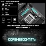 MSI X870 GAMING PLUS WIFI AM5 ATX Motherboard With AMD X870 Chipset, AM5 Socket, 4x DDR5 8200+ MT/s OC, PCIe 5.0, USB4 40Gbps, Wi-Fi 7, 5G LAN 