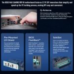 90MB1M10-MVAAY0 ASUS B850 MAX GAMING WIFI W AM5 MOTHERBOARD ASUS B850 MAX GAMING WIFI W - AMD AM5 ATX Motherboard, For Ryzen 9000/8000/7000, DDR5 8000+ MT/s, PCIe 5.0 x16, Triple M.2, WiFi 6E, 2.5Gb LAN, USB 10Gbps Type-C, DisplayPort, HDMI, BIOS FlashBack, Aura Sync