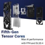 PNY GeForce RTX 5060 Ti 16GB GDDR7 OC Dual Fan GPU With NVIDIA Blackwell, DLSS 4, PCIe 5.0, 4608 CUDA® Cores, 2692 MHz Boost,  4K 480Hz / 8K 165Hz Support , STEALTH MODE