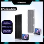 LOVINGCOOL DP-360-01 Liquid Cooler With 4.0-inch Magnetic Large Screen , 3x 120mm PWM ARGB 5V Fan With Infinity Mirror Design , 2600 RPM Pump Speed , 67 CFM , 26dBA | BLACK