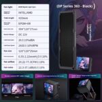 LOVINGCOOL DP-360-01 Liquid Cooler With 4.0-inch Magnetic Large Screen , 3x 120mm PWM ARGB 5V Fan With Infinity Mirror Design , 2600 RPM Pump Speed , 67 CFM , 26dBA | BLACK