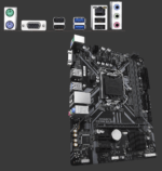 GIGABYTE H310M S2 2.0 (Rev. 1.0) DDR4 Micro ATX  Motherboard : LGA1151 Intel H310 PCIe 3.0, 2 x DDR4 DIMM up to 32GB 2666/2400/2133 MHz , Gaming LAN ,Ultra Durable ,  For 9th/8th Gen Processors