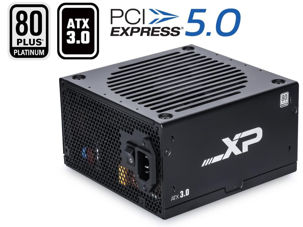 SAMA XP1000 1000W ATX 3.0 Power Supply With 80 Plus Platinum Efficiency PCIe 5.0 12VHPWR Fully Modular Design ECO 140mm Fan And RTX 4090 Support