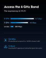 Cudy BE11000 Tri-Band Wi-Fi 7 Mesh Router With 10.6Gbps Speed, 4×2.5G Ports, Qualcomm Quad-Core CPU, MLO, MU-MIMO, VPN, Cloud Control | WR11000