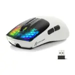 ATTACK SHARK X5 RGB Ultra-Light 49g Wireless Gaming Mouse, PixArt PAW3212 Sensor 4000 DPI, Tri-Mode Wired/2.4G/BT5.1, RGB Honeycomb Design - Image 2