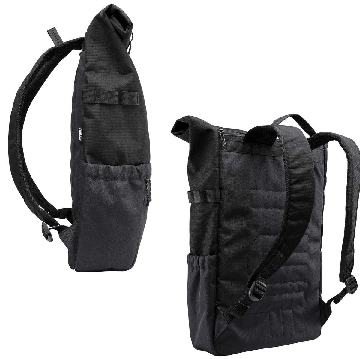 ASUS TUF Gaming BP1700H Tactical Laptop Backpack For 17.3-Inch Notebooks With Water-Repellent Polyester, Roll-Top Closure, Padded Straps, And Multi-Pocket Storage | 90XB05J0-BBP000