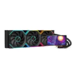 JUNGLE LEOPARD PRO FLOW 360 LIQUID COOLER BLACK 270 DEGREE ROTATING SCREEN
