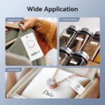 NIIMBOT D11 New Version Label Maker Machine with Tape,300DPI Bluetooth Label Printer, Portable Thermal Printer,Sticker Maker for Organizing Home Office School,Blue