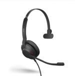 Jabra Evolve2 30 Wired Mono Professional Headset with Dual Microphones, Noise Isolation, Busylight, Memory Foam Ear Cushion, 28mm Speakers, Lightweight On-Ear Design - Image 4
