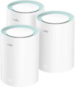CUDY AX1500 Mesh Wi-Fi 6 System (3-Pack) Dual-Band Gigabit Router, Whole Home Coverage, Fast Roaming, VPN Support, App & Cloud Control - Image 2