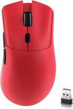 ATTACK SHARK R1 Wireless Gaming Mouse 59g Superlight, PixArt PAW3311 18,000 DPI Sensor, Tri-Mode Wired/2.4G/BT5.2, 65-Hour Battery, 1000Hz, Red - Image 2