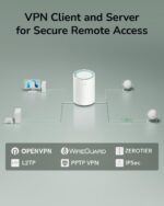 CUDY AX1500 Mesh Wi-Fi 6 System (3-Pack) Dual-Band Gigabit Router, Whole Home Coverage, Fast Roaming, VPN Support, App & Cloud Control - Image 8