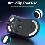 ATTACK SHARK R1 Wireless Gaming Mouse 59g Superlight, PixArt PAW3311 18,000 DPI Sensor, Tri-Mode Wired/2.4G/BT5.2, 65-Hour Battery, 1000Hz - Image 10