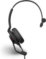 Jabra Evolve2 30 Wired Mono Professional Headset with Dual Microphones, Noise Isolation, Busylight, Memory Foam Ear Cushion, 28mm Speakers, Lightweight On-Ear Design - Image 3