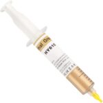 HY610 THERMAL GREASE HY610 HALNZIYE HY610 Gold Thermal Grease 25g Large Syringe – 3.05W/m-K Conductivity, Low Impedance, -20~180°C Operation, CPU/GPU Cooling Paste for DIY PC Builders & High-Thermal Modules