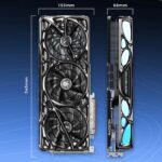 Yeston x GravaStar Radeon RX 9070 XT Mercury Nova OC 16GB GDDR6 PCIe 5.0 Graphics Card With Navi48 4nm Core, 3060MHz Boost Clock, Triple 8-Pin Power, Vapor Chamber Cooling, ARGB Design